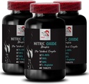 Harjoitus täydentää - NITRIC OXIDE BOOSTER - typpioksidi täydentää miehille, typpioksidi tehoste täydentää, kestävyys täydentää, kestävyys tehoste, harjoitus tuki, kuntoilu energiaa 3 pullo 180 Tabs