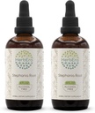 HerbEra Stephania juuri B120(2kpls) Alkoholiton yrttiuute Tincture, väkevä nestemäisiä tihkuja luonnollinen Stephania juuri (Stephania Tetrandra) kuivattu juuri (2x4 fl oz)