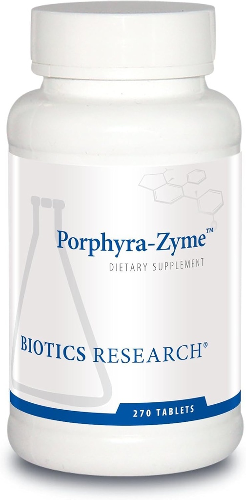 Biotics Research Porphyra Zyme Chlorophyll Concentrate, Heavy Metal Binding Capacity, Detoxification, 270 tabletter