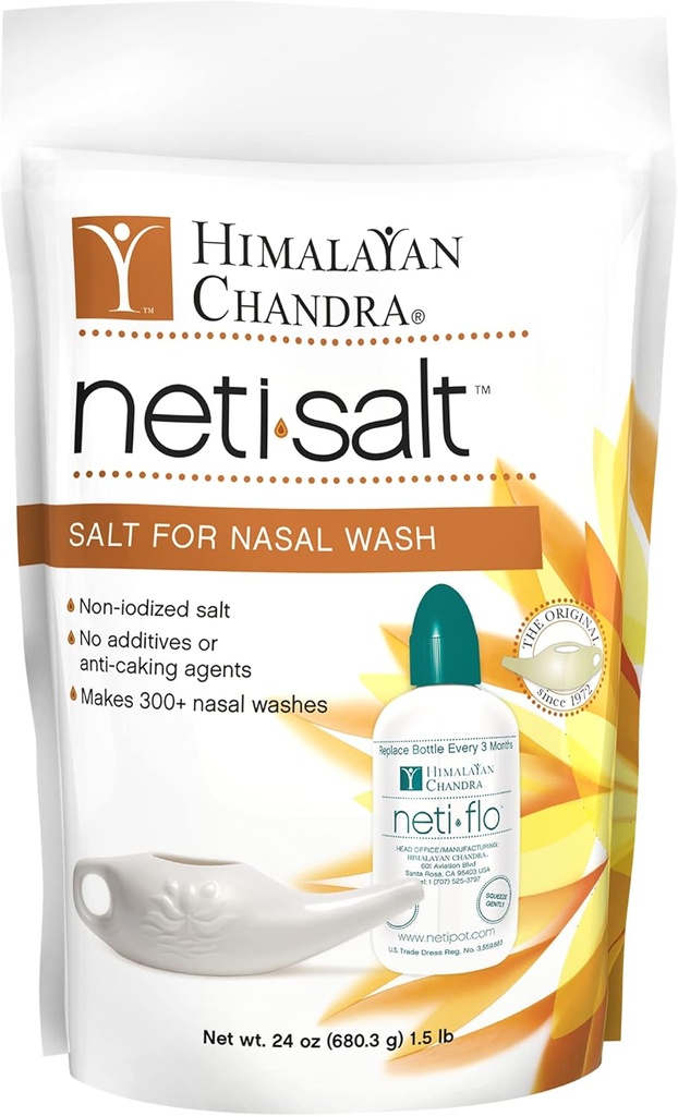 Himalajan Institute Nei Pot Salt Bag - 1,5 lbs - Pakkaus 2