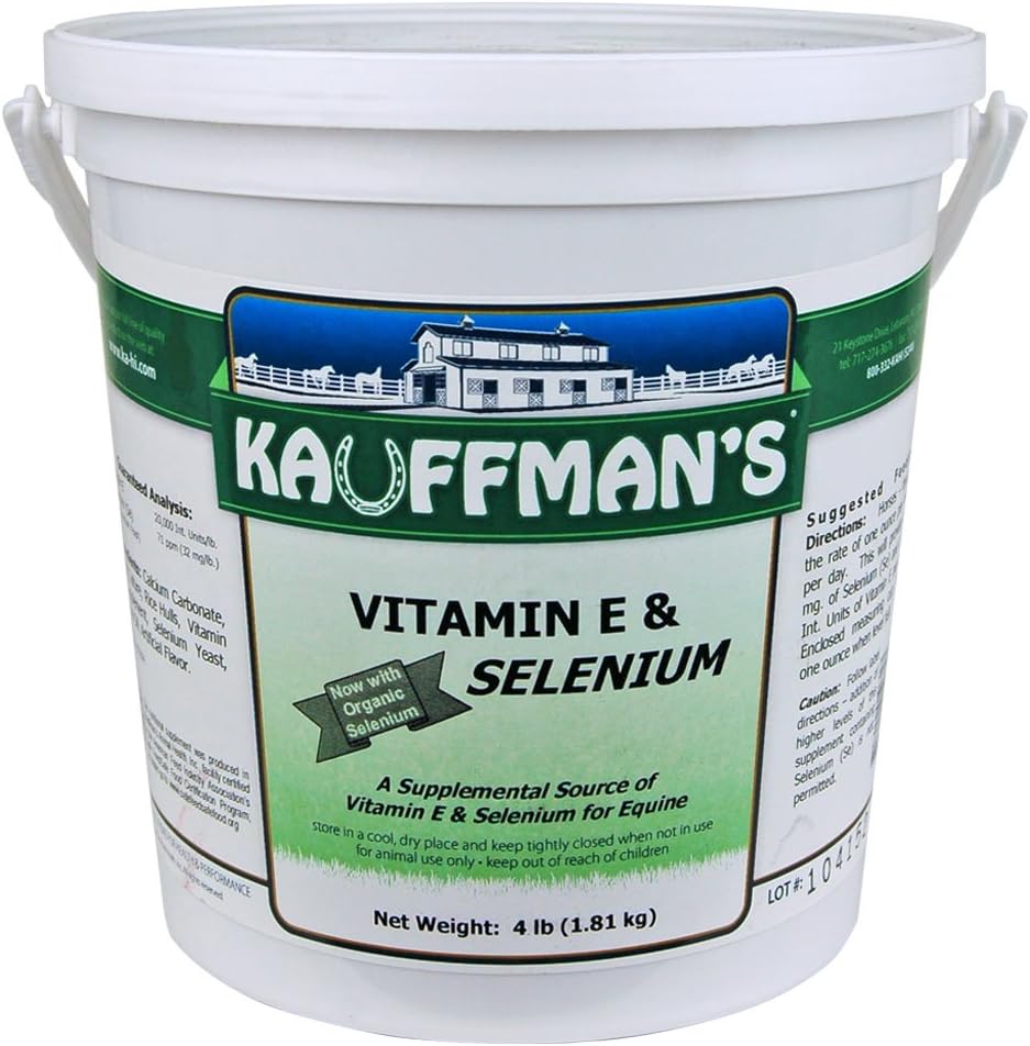 Kauffmanin eläintuotteet E-vitamiini & Seleenijauhe 4 lb