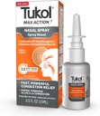 TUKOL Max Action Nasal Spray, Oxymetazoline Nasal Decongestant Spray för vuxna, Snabbt Stuffy Nose & Sinus Congestion Relief, 12-timmars Nose Spray Decongestant, 0,5 fl oz