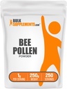 BulkSupplements.com Bee Pollen Powder - Superfood Superfood Supplement, Bee Pollen Supplement, for Immuuni Support - Gluteeniton, 1 g per Serving, 250g (8.8 oz) (Pakkaus 1)