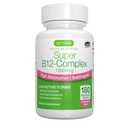 Igennus Sublingual B12 Complex 1000mcg, Methylated Methylcobalamin, Adenosylcobalamin & Hydraxocobalamiini, korkea absorptio & puhdas, 180 tarjoilua, sokeriton & Vegan