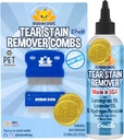 Bodhi Dog Tear Stain Remover & Tear Stain Remover Combs - Hellävaraisesti poistaa Stains, Dirt Pet Eyes - Turvallinen ja hellä koirat ja kissat - Cleans Delicate Fur - Ihanteellinen Graoming & Tear Stain Prevention