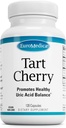 EuroMedica Tart Cherry - Antioxidant Supplement för att stödja hälsosam urinsyrabalans och gemensam hälsa - Vegan Nutritional Supplement - Kosttillskott för återhämtning efter träning - 120 kapslar
