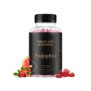Black Girl Vitamins - Probiotiska Gummies för Digestive Health och Immune Support, Gluten-Free Vitamins, (Raspberry-Watermelon), 60ct