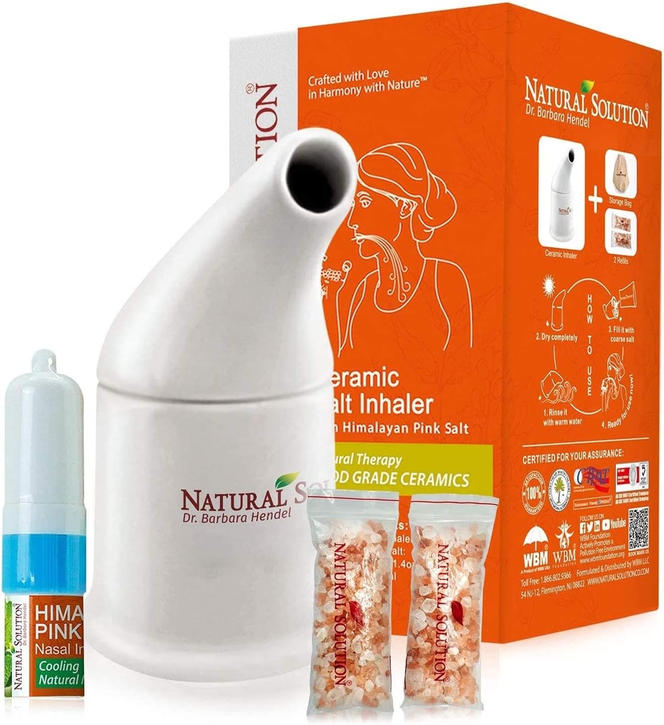 Natural Solution NS5061 Salt Inhalaattori, vaaleanpunainen
