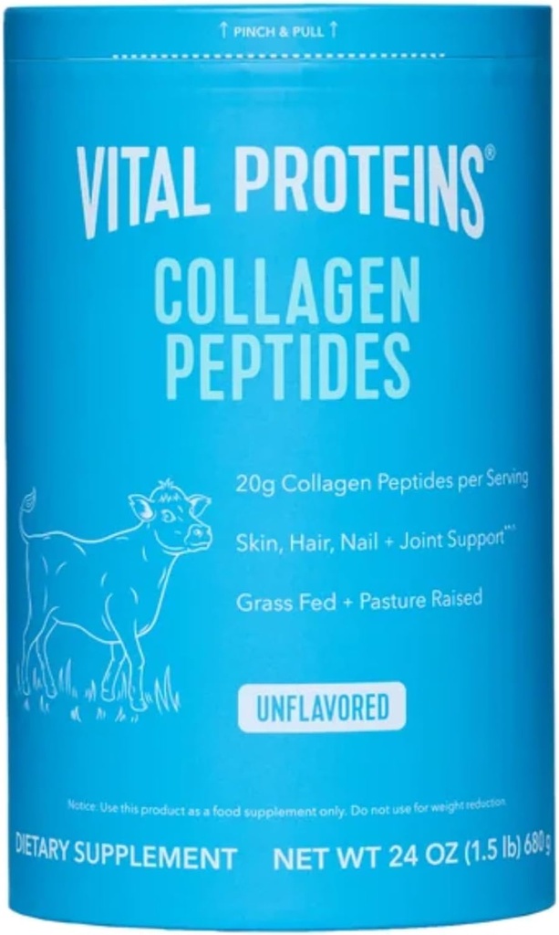 Vital Proteins Collagen Peptides Epämakuinen ravintolisä (Net Wt 24 Oz),