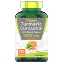 tnvitamiinit Turmeric Curcumin kapselit mustapippuri ... 1500 MG - 270 kapselia ... koko - 3 kuukauden tarjonta!..