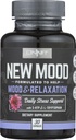 Onnit New Mood Dietary Supplement, Mood & Rentoutuminen, Daily Stress Support, Gluteeniton, 30 kapselia