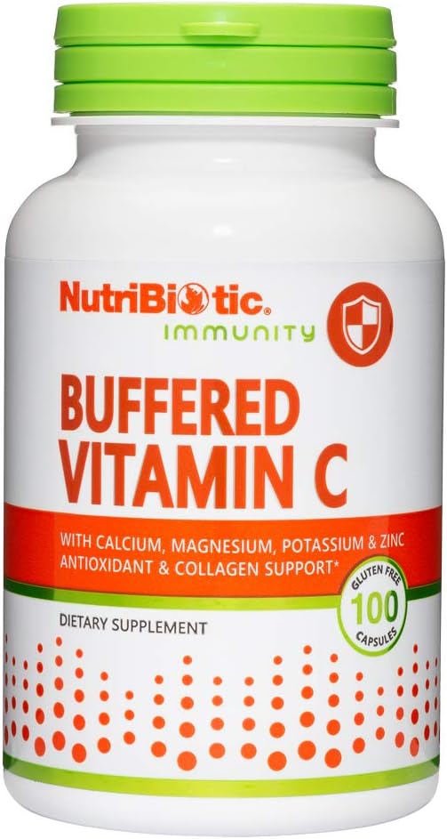 NutriBioottinen puskuroitu C-vitamiini, 500 Mg, 100 Caps ...