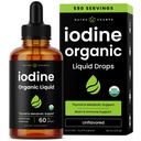 Organic Jodi Liquid Drops - 250 mcg Jodi Supplement for Women & Men - Kalium Iodide Solution 250 mcg - 590 Servings - Kilpirauhaset, Hormoni & Metabolic Support - Ei-GMO, Vegan NPN 80119762