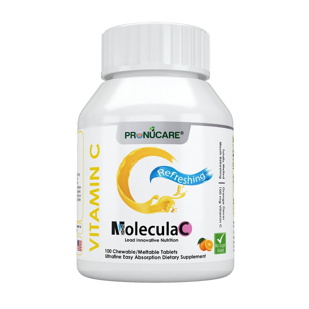 C-vitamiinia 100 mg Buccal Lozenge -tabletit Hidas liukeneva, kontrolloitu vapautuva ja nopea imeytyminen, luonnollinen appelsiini, immuuniboost, antioksidantti ja anti-aging, sokeriton, 100 CT