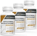 1400 mg liposomaalinen Glutationi, Superior Absorption Complex Alentunut glutationilisä C-vitamiinia, hyaluronihappoa, Master Antioksidanttia maksan detoxille, aivoille, iholle