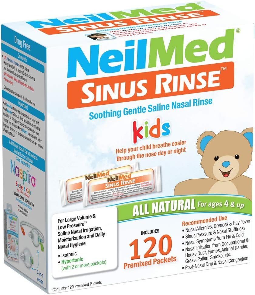 Neil Med Sinus Rinse Pediatric Packets, Premium 120/box