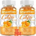 2 packCOQ10 Gummies - CoQ10 500mg + Omega-3 EPA/DHA + Magnesium Glycinate + sinkkisitraatti, jotka tukevat sydämen terveyttä, energian tuotantoa, immuunijärjestelmää ja mineraalien imeytymistä