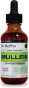 Mullein Leaf Liquid Extract 2 FL OZ - Extra Strenght | Avancerad formel - Naturtillskott Liquid Tincture - Lung Cleanse och Detox - Andningshälsa och Immune Support Drops