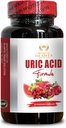 Uric Acid Cleanse Supplement, stöder hälsosam urinsyranivå, Tart Cherry, Cranberry, 60 kapslar
