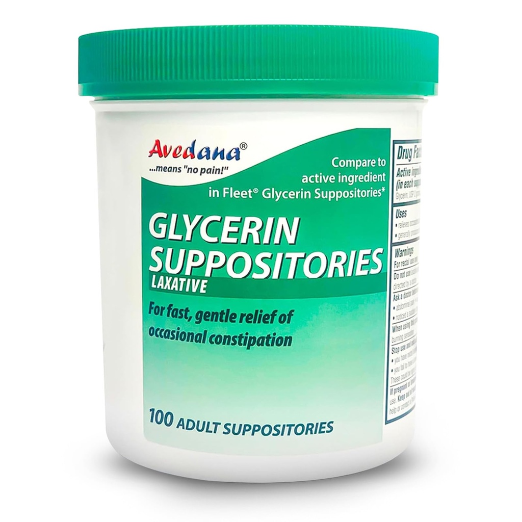 USP 2g Glycerin Laksatiivit Peräpuikko 100 Aikuisten koko Laksatiivinen Suppositories miesten ja naisten ...