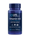 Life Extension D3-vitamiini Sea-JodiTM: llä, 125 mikrog (5000 IU) ...