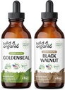 Luonnonmukainen ja orgaaninen kultatiiviste 4 fl oz & Black Walnut Pelti 4 fl oz