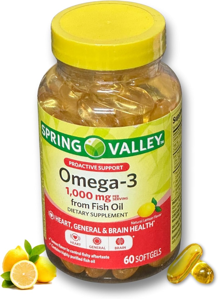 Omega 3 1000mg- Kalaöljy 60 softgels (pakkaus 1)