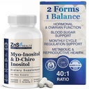 ZnS Myo-Inositol & D-Chiro Inositol täydennysosa ... Hormonaalinen Balance & Menstrual Cycle Support 40:1 Ihanteellinen suhde 