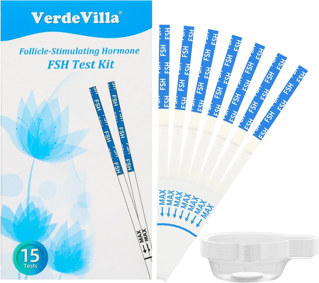 15 Pack vaihdevuodet testi nauhat kotona, FSH testi perimenopaussi testi Hormoni tasapaino naisten yli 30 hormoni testi