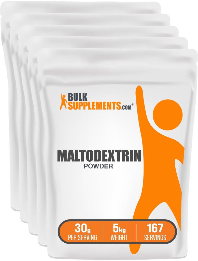BulkSupplements.com Maltodekstriini Powder - Maltodekstriini Supplement for Energy Boost, Food Grade - makuamaton & Gluteeniton, 30g per tarjoilu, 1kg (2,2 lbs) (Pakkaus 1)