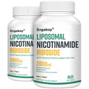 Orgabay Liposomal Nikotinamidi Ribosidi 2000 MG, TMG ja Pterostilbene, NAD+, Support Terve ikääntyminen, 120