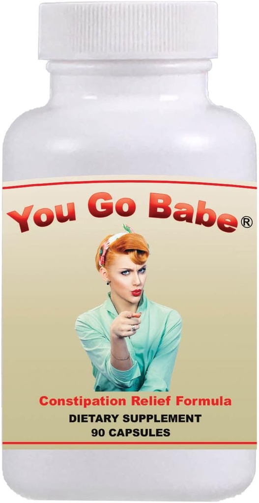 You Go Babe® Constipation Relief Formel - 90 kapslar