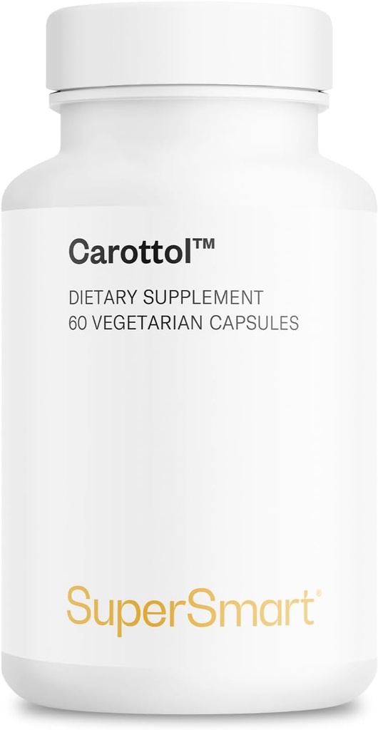 Supersmart - Carottol (Advanced Formula) - Carotenoid Complex Supplement - Beta-karoteeni, lykopeeni, luteiini & zeaksantiini