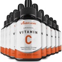 Liposomaalinen C-vitamiini 2000 mg nestemäinen aikuisille, suuri imeytyvä VIT C, Maksimoi C-vitamiini, hyvä immuunijärjestelmä & antioksidantti, 60ML (10 pulloa)