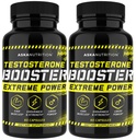 Testosteroni Booster miehille - Mies Enhanging täydentää kiimainen Goat Weed & Tongkat Ali - Lihas rakentaja laajentumisen pillereitä - Natural Test Booster lisääntynyt halu, energia, kestävyys, Libido (2 PACK)