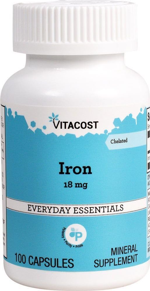 Vitacost Iron - 18 mg - 100 kapselia