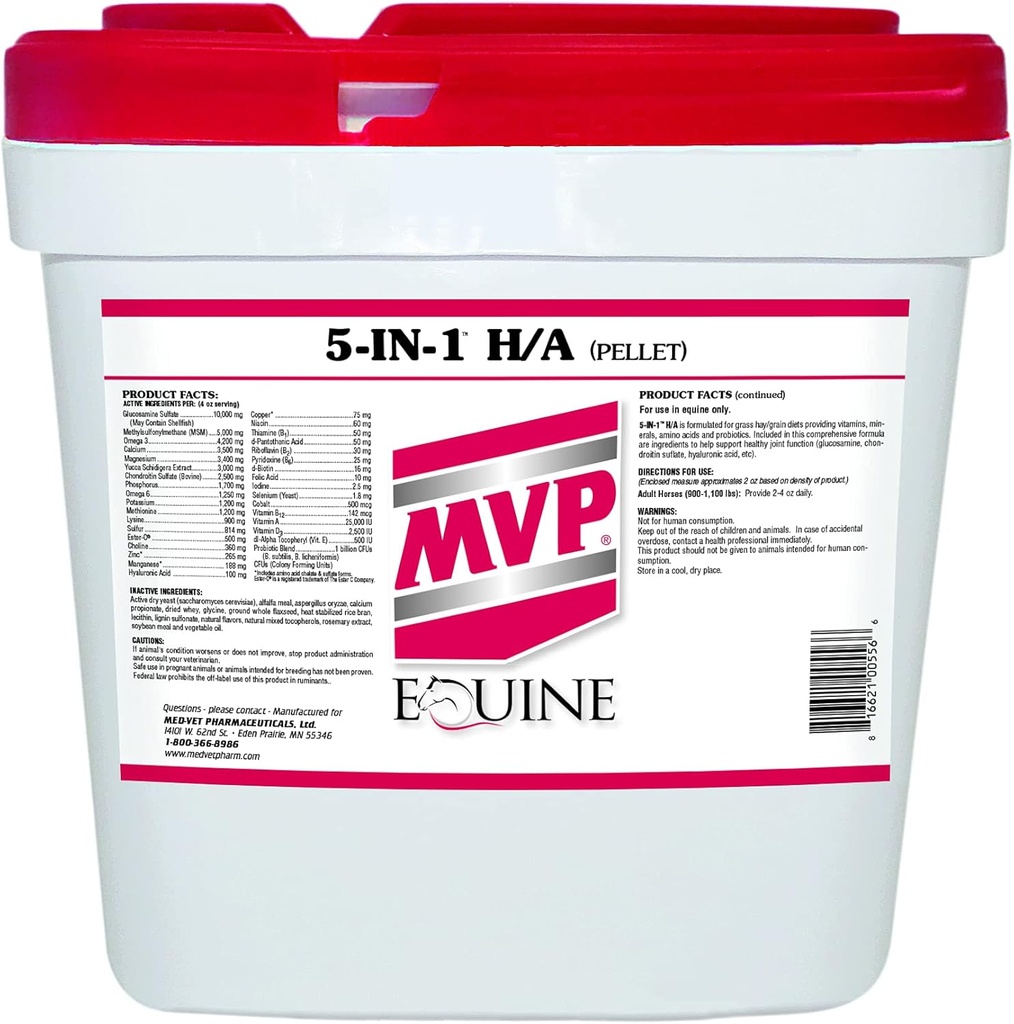 5-in-1 H/A (20lb) Kaikki yhdessä Tuki hevosille.