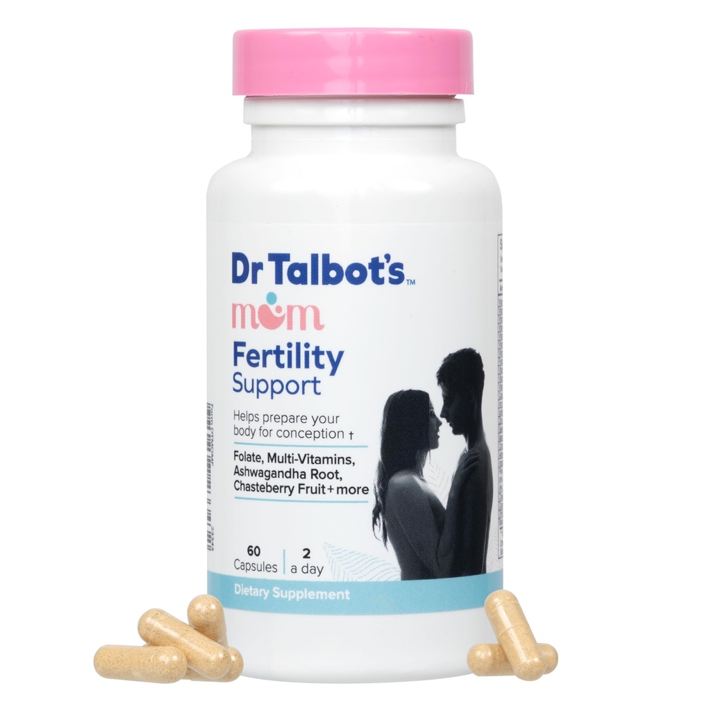 Tohtori Talbotin äidin hedelmällisyystuki Multi-Vitamins - Aids Ovulation and Prepares Body for Conception - 60 kapselia