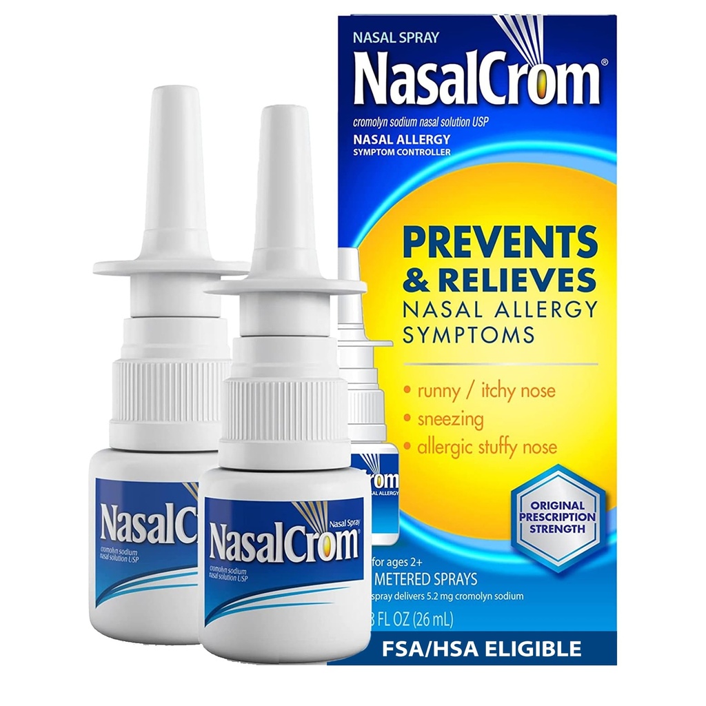 NasalCrom Nesal Spray Allergy Omptom Controller 
