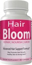 Hår Bloom Hair Growth Pills Skin och Nails Supplement - Avancerad Unique Hair Growth Vitaminer och Mineraler med Biotin - Gluten Free 60 Capsules