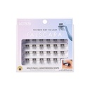 KISS Falscara DIY Eyelash Extension Lengthening Wisps - Featherlight Synthetic Reusable Artificial Eyelashes Multipack av 24 Mini Lash Clusters för den autentiska Eyelash Extension Look