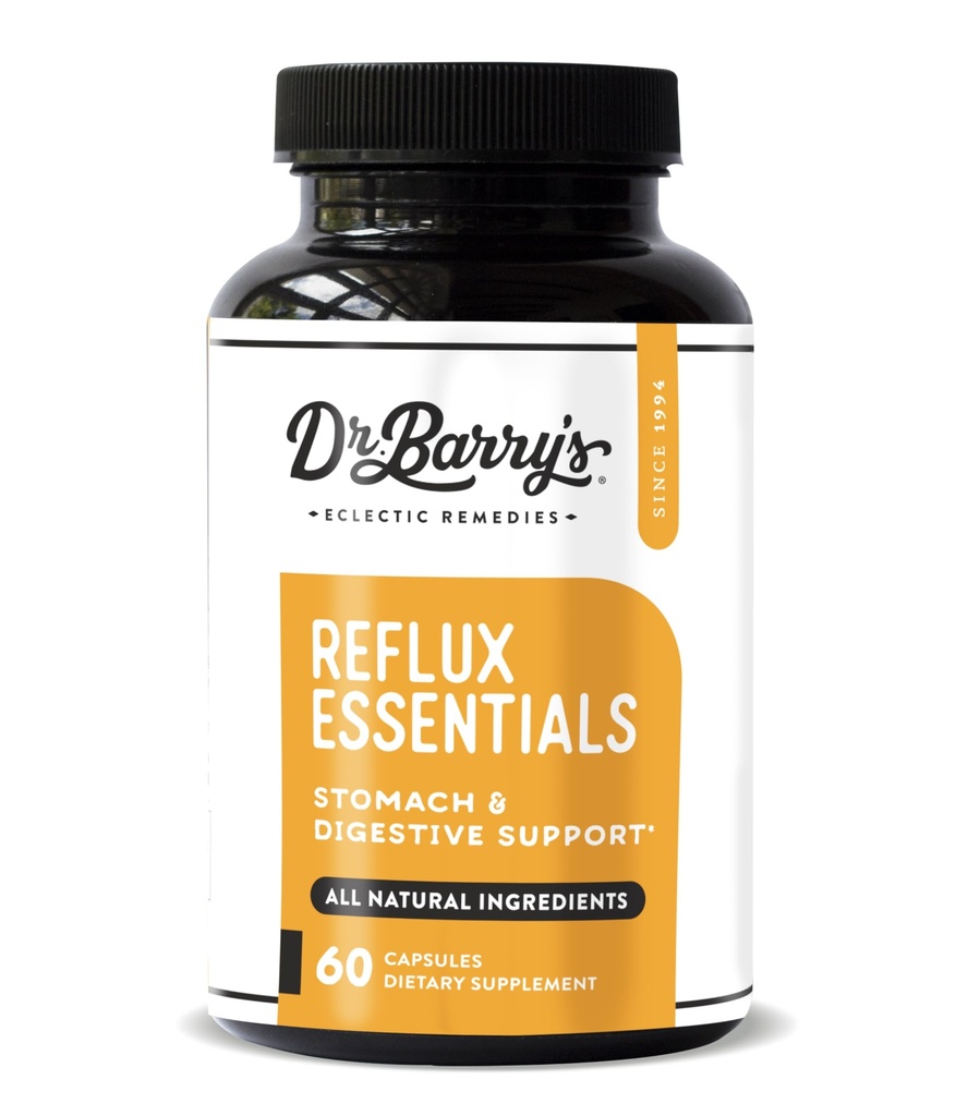 Tri Barry's Reflux Essentials - Natural Support for Digestive and Smaach Health, 60 kapselia - 30 päivän toimitus (1)