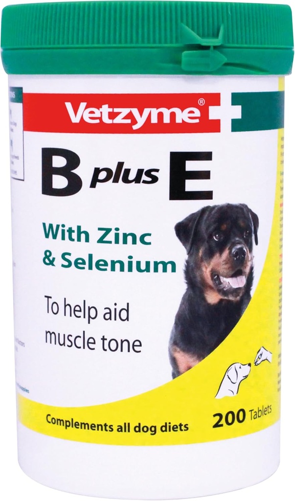 Vetzyme Dog B + E 200 tablettia
