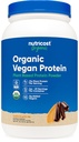 Nutricost Organic Vegan Protein Suklaa Maapähkinävoi (2 LB) - Gluteeniton, GMO-vapaa