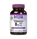Bluebonnet Nutrition B2-vitamiini 100 mg, sydän- ja verisuonitautien ja hermoston hoitoon, soijaton, gluteeniton, Kosher Certified, Dairy-vapaa, vegaaninen, ei-GMO, 100 kasvikapselia, 100 tarjoilua