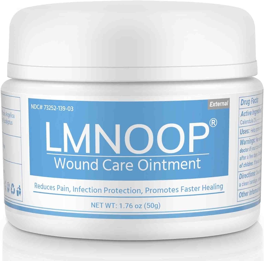 LMNOOP® Bed Sore Ointment, Wound Healing Cream Skin Repair Treatment Infection Protection First Aid Ointment för Bedsores & Pressure Sores Diabetic Venous Foot & Leg Ulcer Burns Cuts