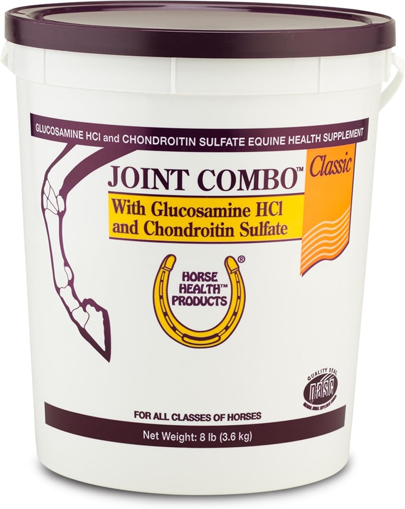 Horse Health Joint Combo Classic, ett oslagbart gemensamt kombinationstillägg för hästar, kanel Apple 8 pund