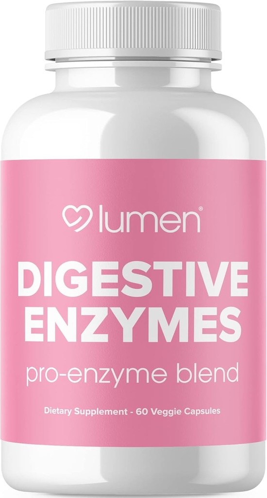 Lumen Naturals Ruoansulatuskanavan Entsyymit Probiootit ja prebiootit - Tehokas Entsyymit digestion - turvotusta helpottava naisten - Gut Health Supplement (60 Count (Pack of 1)