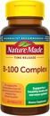 Nature Made Time Release B-100 High Potency B Complex, Ravintolisä hermoston toimintaa tukea, 60 Aikarelease tabletit, 60 päivän tarjonta