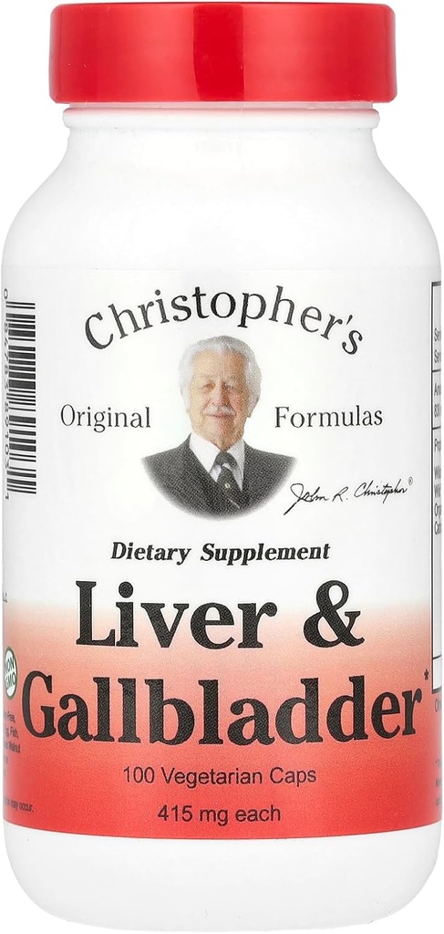 Christophers Lever och Gall Bladder - 440 mg - 100 vegetariska kapslar